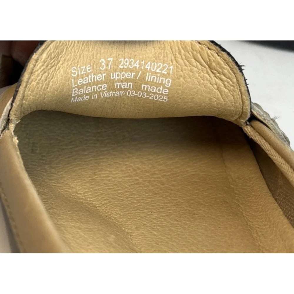 Dansko Danica Black &‎ Dune Loafers Womens Size 37 EU/6.5-7 US